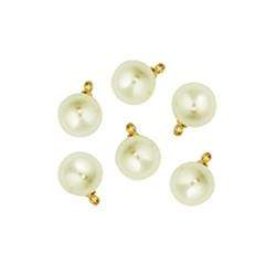 AussieSuperStore Jewellery Making Supplies Charm Ivory Pearls 12mm Charm Ivory Pearls 12mm | Jewellery Making Beads | Jewellery Making Supplies 9331468055730 VJY704